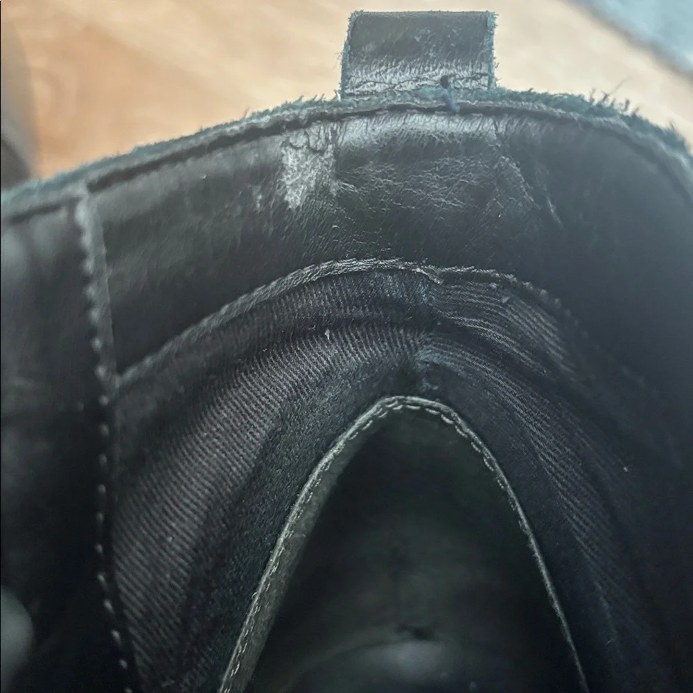 Franco Sarto Kadrien black leather ankle boots, size 8
